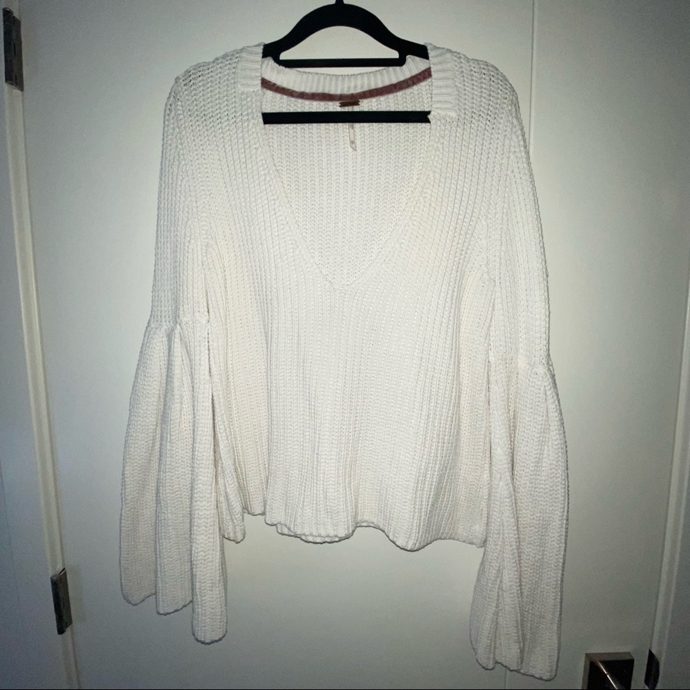 bell sleeve sweater